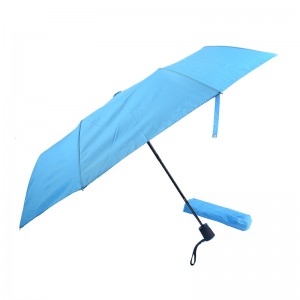 Högkvalitativ resa auto öppen kompakt vikbar vindtät bärbar paraply